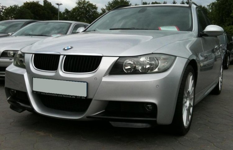 BMW E 90-91:Mpaket:FLAPSY na predný nárazník /Pár/ 2-Ks - Kliknutím na obrázok zatvorte -