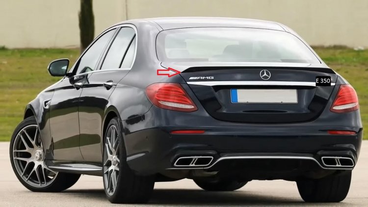 MERCEDES E W213:SPOJLER ZADNEJ KAPOTY AM-1 - Kliknutím na obrázok zatvorte -