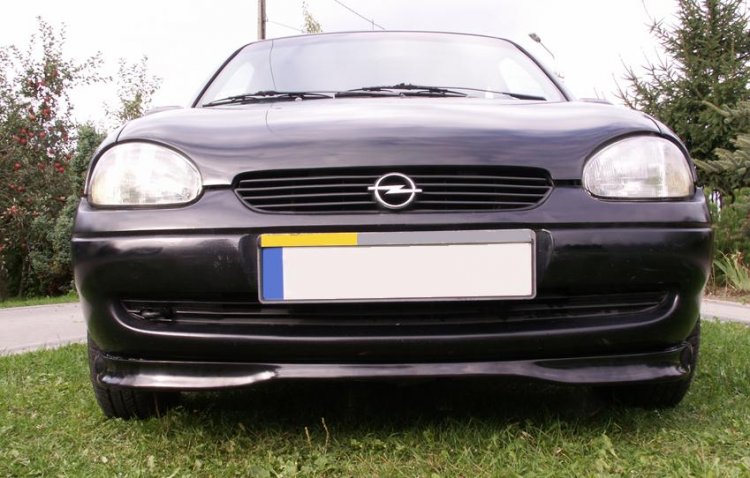 OPEL CORSA B:97-2000:SPOJLER NA PREDNÝ NÁRAZNÍK TF-3 - Kliknutím na obrázok zatvorte -