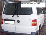 VW T5:Facelift:SPOJLER NA ZADNÉ DVERE:/DELENÉ/ AS-4