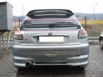 PEUGEOT 206:SPOJLER NA ZADNÉ DVERE POD OKNO /Krídlo/