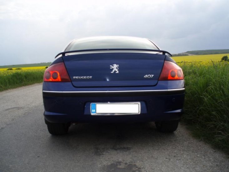 PEUGEOT 407 SEDAN:SPOJLER NA ZADNÚ KAPOTU TOPCARS - Kliknutím na obrázok zatvorte -