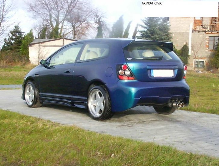 HONDA CIVIC PO R.2001:3-DV:ZADNÝ NÁRAZNÍK AR-LX - Kliknutím na obrázok zatvorte -