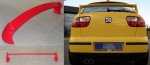 SEAT LEON:SPOJLER KRIDLO SPORT-1