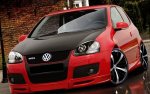 VW GOLF 5:GTI:SPOJLER NA PREDNÝ NÁRAZNÍK LOOK-2