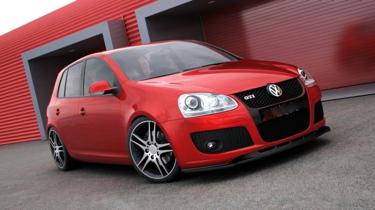 VW GOLF 5 GTI Model 1:Spojler na predný nárazník MX-1 - Kliknutím na obrázok zatvorte -