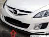 MAZDA 6 HB/SEDAN/WAGON:2008-2011:SPLITTER NA PREDNÝ NÁRAZNÍK