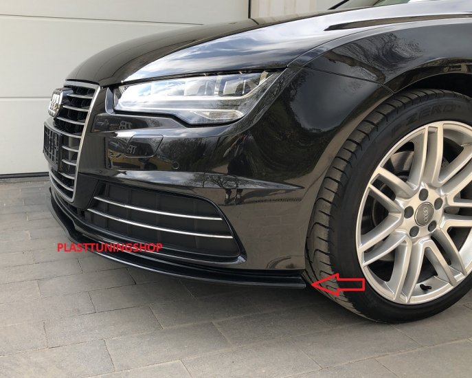 AUDI A7 FACELIFT:SPOJLER POD PREDNÝ NÁRAZNÍK - Kliknutím na obrázok zatvorte -