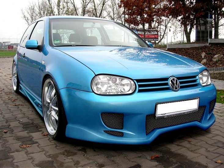 VW GOLF 4:PREDNÝ NÁRAZNÍK RADICAL - Kliknutím na obrázok zatvorte -