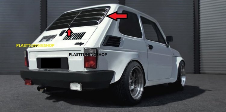 FIAT 126 P:ŽALÚZIE NA ZADNÉ OKNO - Kliknutím na obrázok zatvorte -