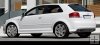 AUDI A3 8P 3-Dverová:DIFÚZOR ZADNÉHO NÁRAZNÍKA S3-LOOK