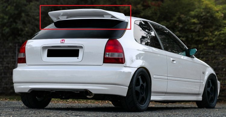 HONDA CIVIC 95-01:HB:STRIEŠKA 2-Dielna TypeR Look - Kliknutím na obrázok zatvorte -