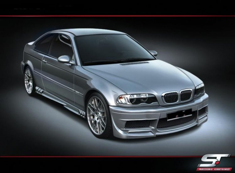 BMW E 46 COUPE:PREDNÝ NÁRAZNÍK S-POWER - Kliknutím na obrázok zatvorte -