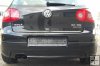 VW GOLF 5:GTI:SPOJLER NA ZADNÝ NÁRAZNÍK GTI-S výrezom na výfuk