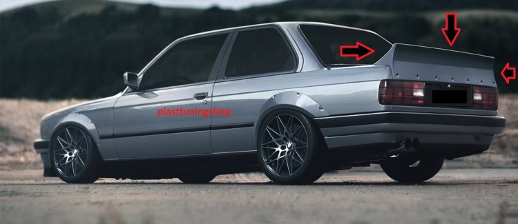 BMW E 30:SPOJLER ZADNEJ KAPOTY:Rally ST-1 - Kliknutím na obrázok zatvorte -