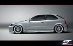 HONDA CIVIC 95-00:KRYTY PRAHOV S-POWER UNI /Sada/