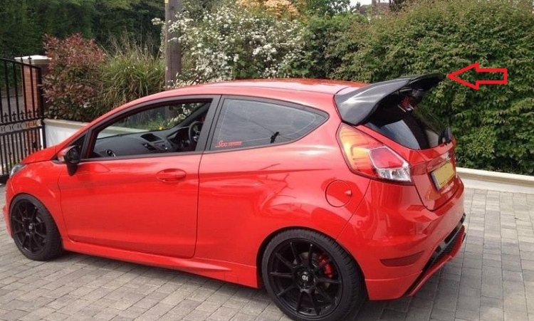 FORD FIESTA MK7:SPOJLER ST - Kliknutím na obrázok zatvorte -