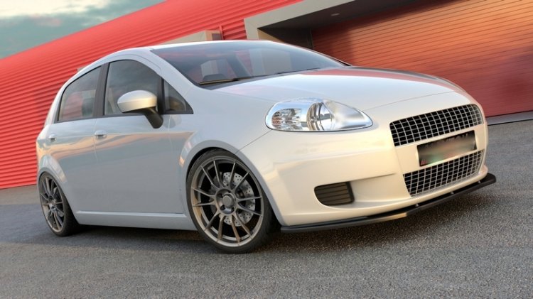 FIAT GRANDE PUNTO :Spojler na predný nárazník MX-1 s lepiacou sa - Kliknutím na obrázok zatvorte -