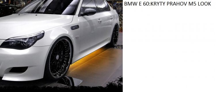 BMW E 60/61 KRYTY PRAHOV M5-Look PLAST ABS /Pár 2-Kusy/ - Kliknutím na obrázok zatvorte -