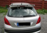 PEUGEOT 207:SPOJLER NA ZADNÚ KAPOTU ASD