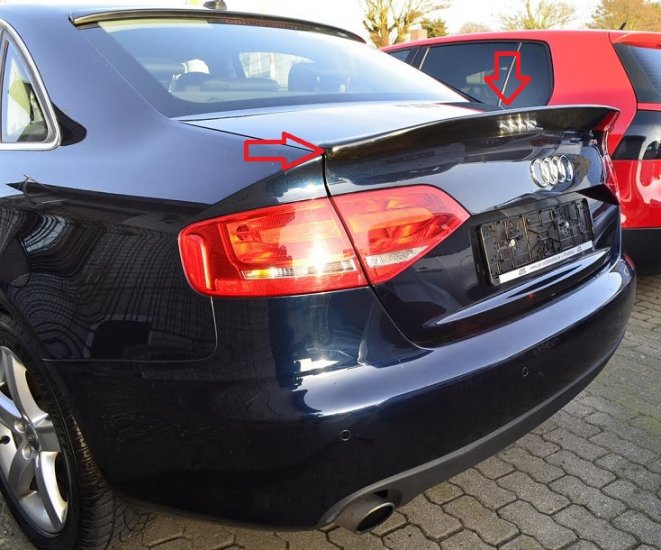 AUDI A4 B8 sedan Od 2008r.v :SPOJLER Sport - Kliknutím na obrázok zatvorte -