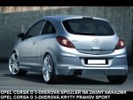 OPEL CORSA D SPOJLER NA ZADNÝ NÁRAZNÍK S-LINE