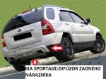 KIA SPORTAGE 2:DO 2009 r.v:DIFÚZOR ZADNÉHO NÁRAZNÍKA IXI-1