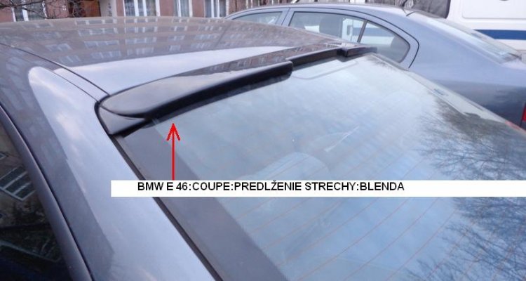 BMW E46 COUPE:Predlženie strechy:BLENDA M-2 PLAST ABS - Kliknutím na obrázok zatvorte -