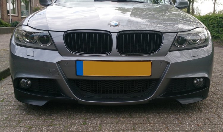 BMW E 90-91 Facelift:Mpaket:FLAPSY na predný nárazník /Pár/ 2-Ks - Kliknutím na obrázok zatvorte -