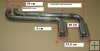 VW GOLF 5 R32:Exhaust systems/Koncovky zo zvodmi pre R32 LOOK