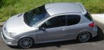 PEUGEOT 206:SPOJLER /strieška-C 2/