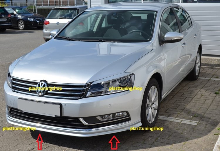 VW PASSAT B7 Od 2010r:Spojler na predný nárazník RS - Kliknutím na obrázok zatvorte -