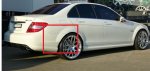 MERCEDES W 204:Spojlery hrany zadných blatníkov /ranty/
