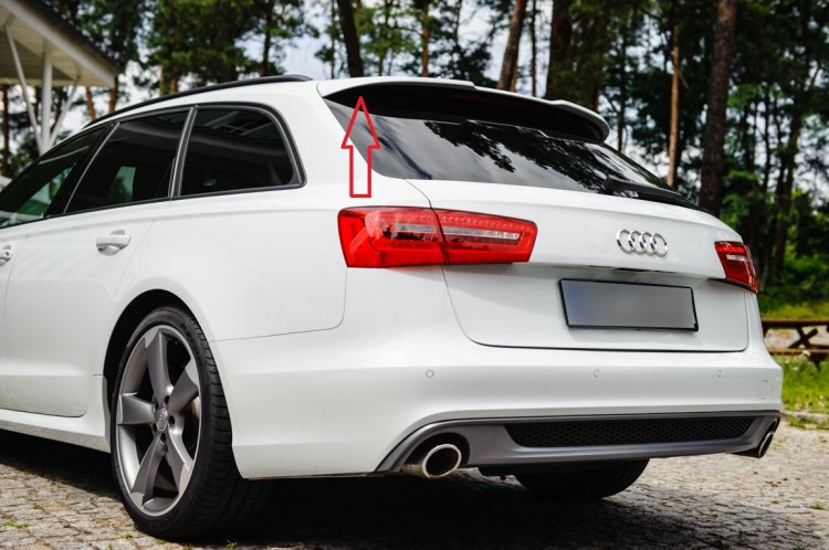 AUDI A6 C7 AVANT:SPOJLER-STRIEŠKA S-LINE-Look - Kliknutím na obrázok zatvorte -