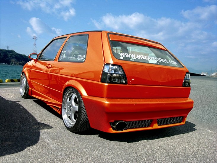 VW GOLF 2:Zadný nárazník RADICAL-2 - Kliknutím na obrázok zatvorte -