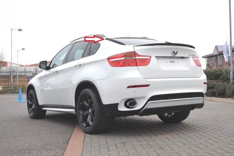 BMW X6 E71:Performance spojlery zadnej kapoty-Bočné /Pár - Kliknutím na obrázok zatvorte -