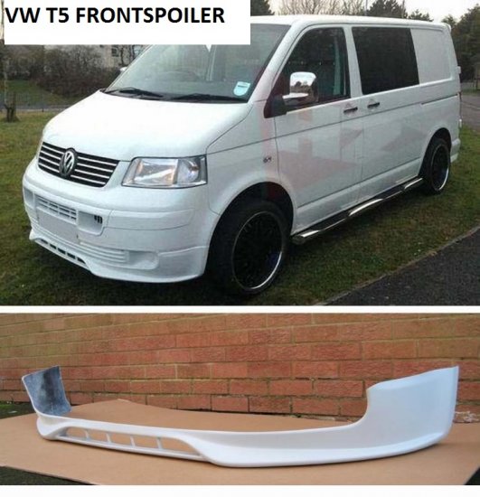 VW T5:Transporter:SPOJLER NA PREDNÝ NÁRAZNÍK SPORT- LOOK - Kliknutím na obrázok zatvorte -