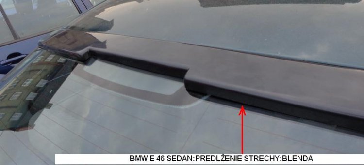 BMW E46 SEDAN:Predlženie strechy:BLENDA M-2 PLAST ABS - Kliknutím na obrázok zatvorte -