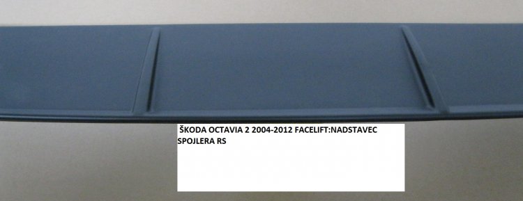 NADSTAVEC KRIDLA:ŠKODA OCTAVIA 2 RS 2004-2014 TYP-1 - Kliknutím na obrázok zatvorte -