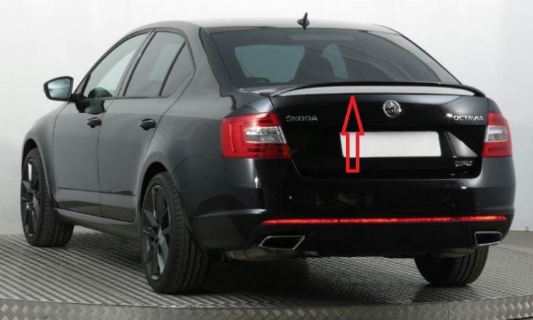 ŠKODA OCTAVIA 3:SEDAN:SPOJLER NA ZADNÚ KAPOTU-KRIDLO RS - Kliknutím na obrázok zatvorte -