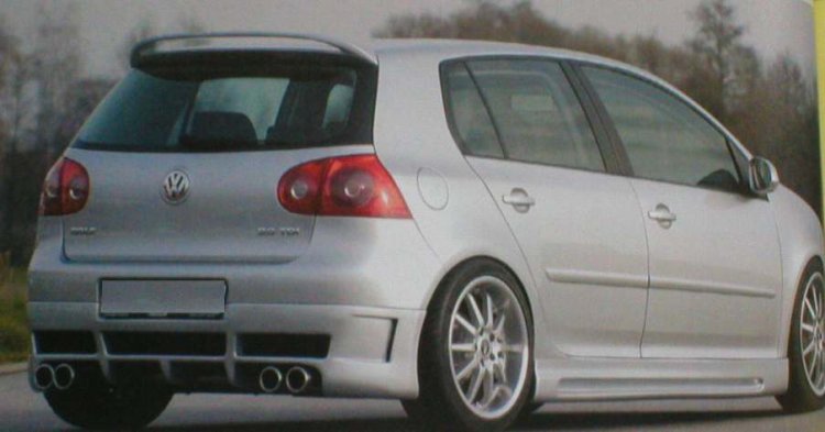 VW GOLF 5:SPOJLER NA ZADNÝ NÁRAZNÍK R-DESIGN - Kliknutím na obrázok zatvorte -