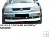 VW GOLF 3:Spojler na predný nárazník GTX-4