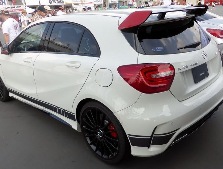 Mercedes A-Class W176 AMG-look zadné krídlo - Kliknutím na obrázok zatvorte -