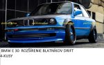 BMW E30:ROZŠÍRENIE BLATNÍKOV DRIFT /Sada 4-kusy/