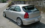 HONDA CIVIC 1996-2000:SPOJLER NA ZADNÝ NÁRAZNÍK M-3