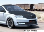 ŠKODA RAPID:Spojler na predný nárazník MX-1