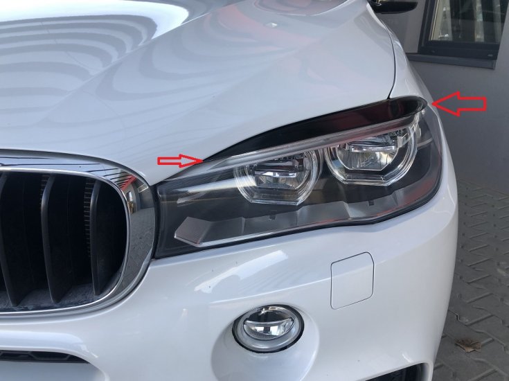 BMW X5 F15 MRAČÍTKA PREDNÝCH SVETIEL /Pár/ - Kliknutím na obrázok zatvorte -