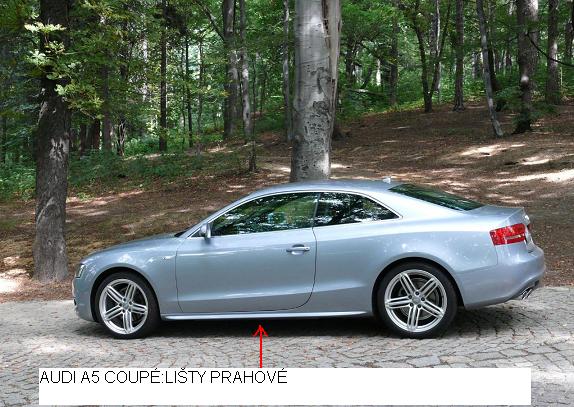 AUDI A5 COUPÉ:PRAHOVÉ LIŠTY GT /Pár/ - Kliknutím na obrázok zatvorte -