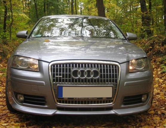 AUDI A3 2005-2010:SPOJLER NA PREDNÝ NÁRAZNÍK RF - Kliknutím na obrázok zatvorte -