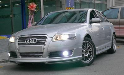 AUDI A6 Po R.V:2004:SPOJLER NA PREDNÝ NÁRAZNÍK AB-T look - Kliknutím na obrázok zatvorte -